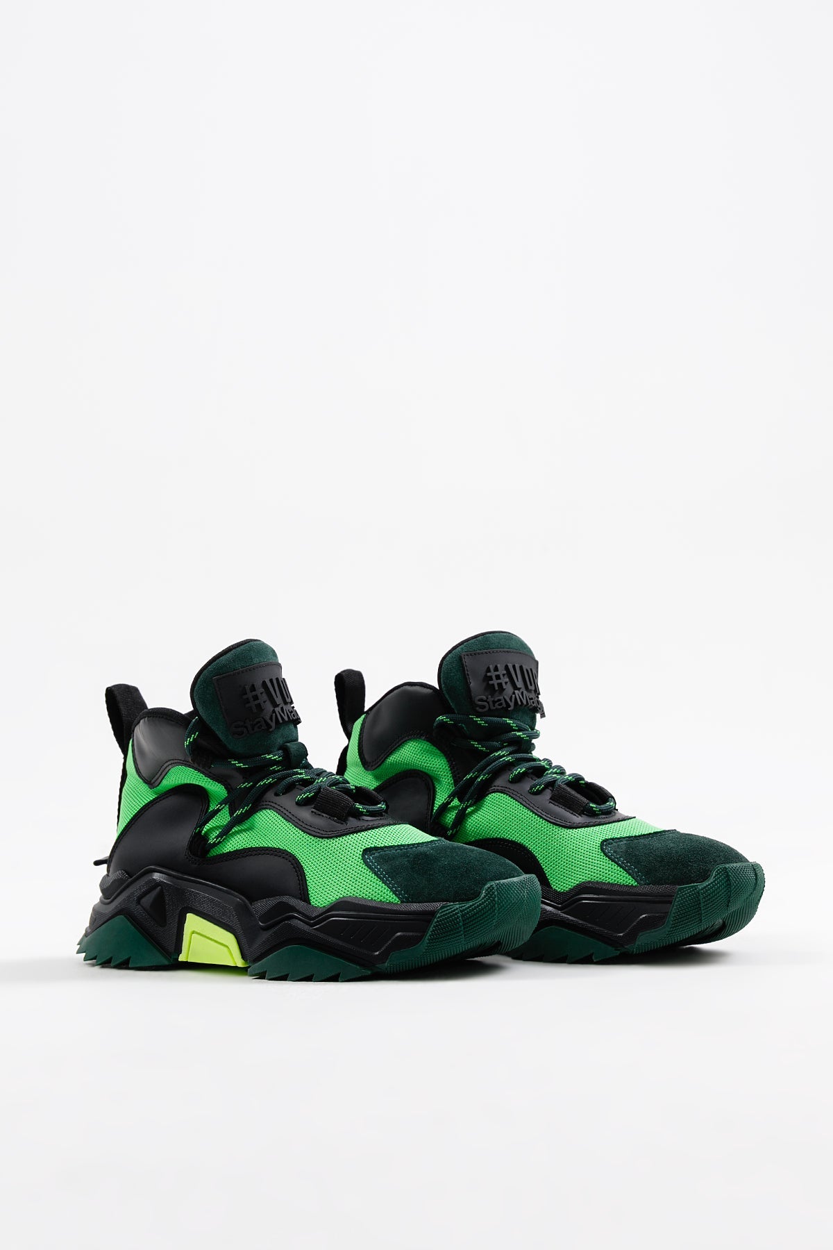 NERO/VERDE SNEAKERS LEE2