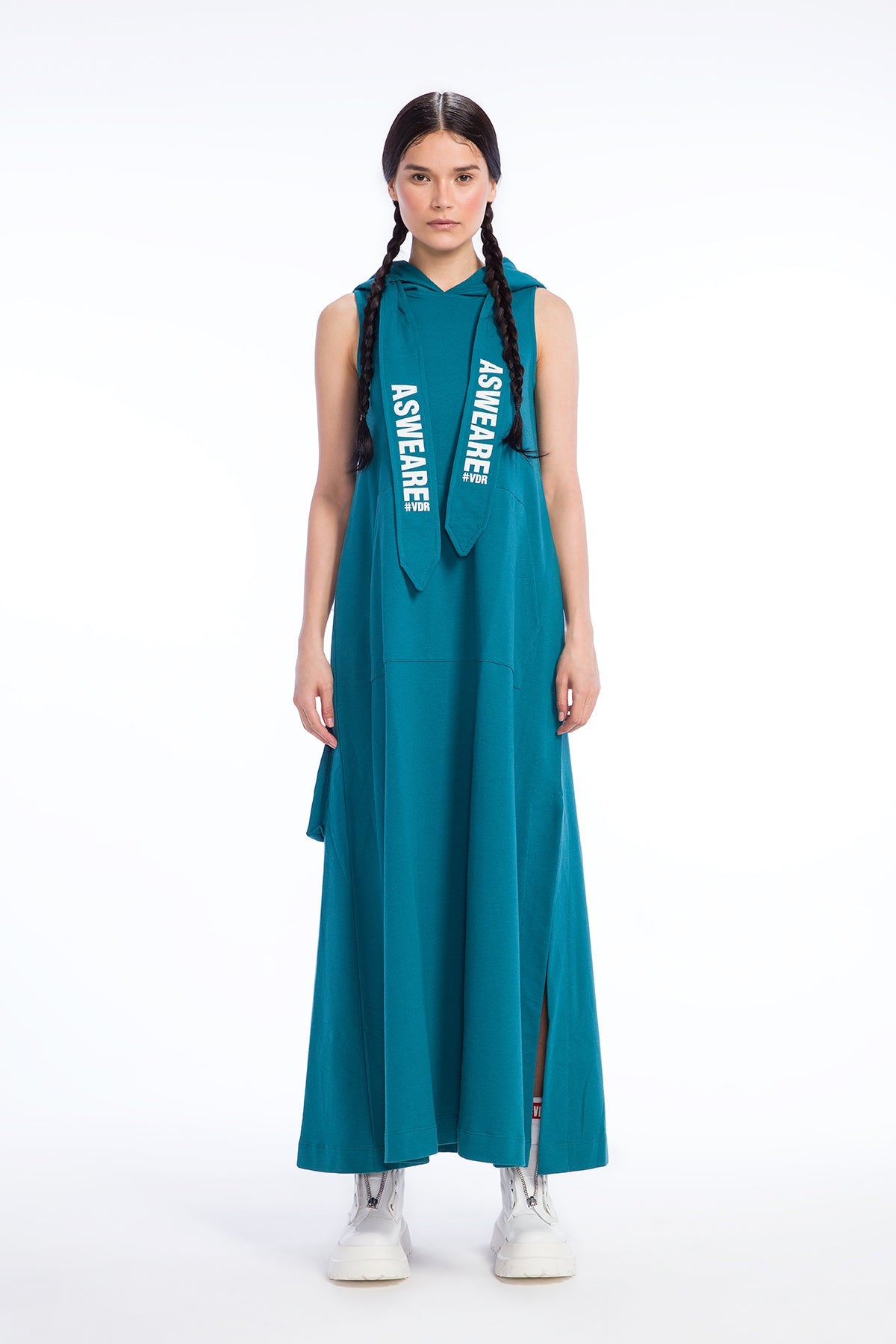 DARK GREEN DRESS 9432