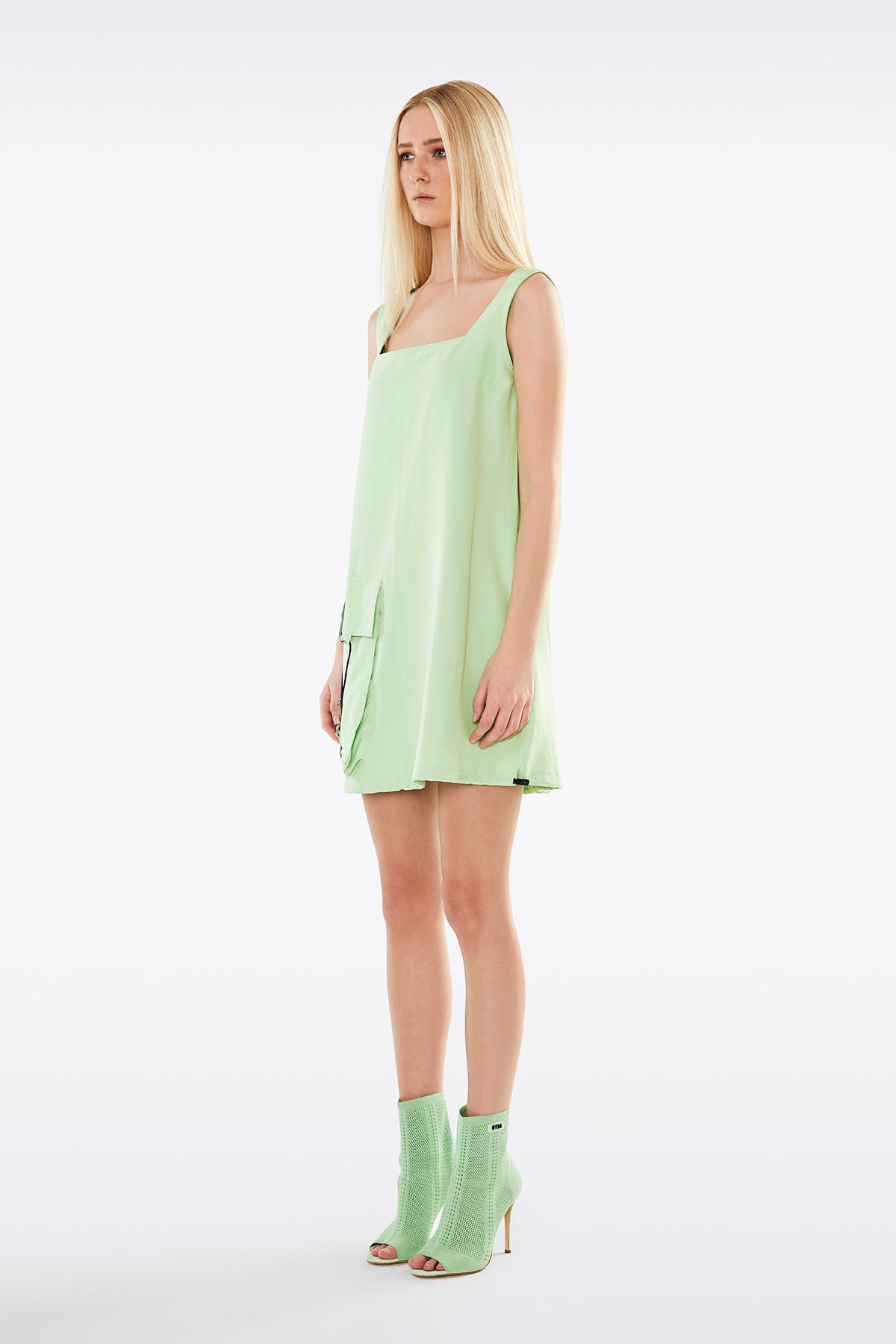 VERDE PISELLO DRESS 11050