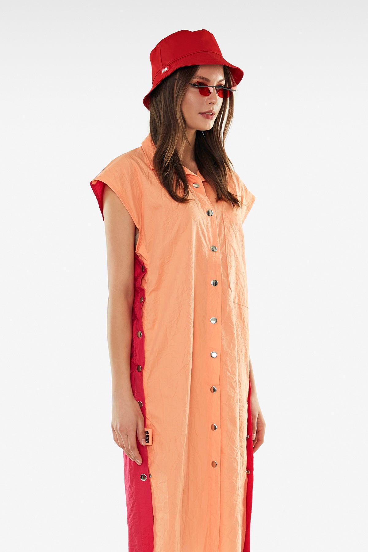 FUXIA/LACHS DRESS 11061