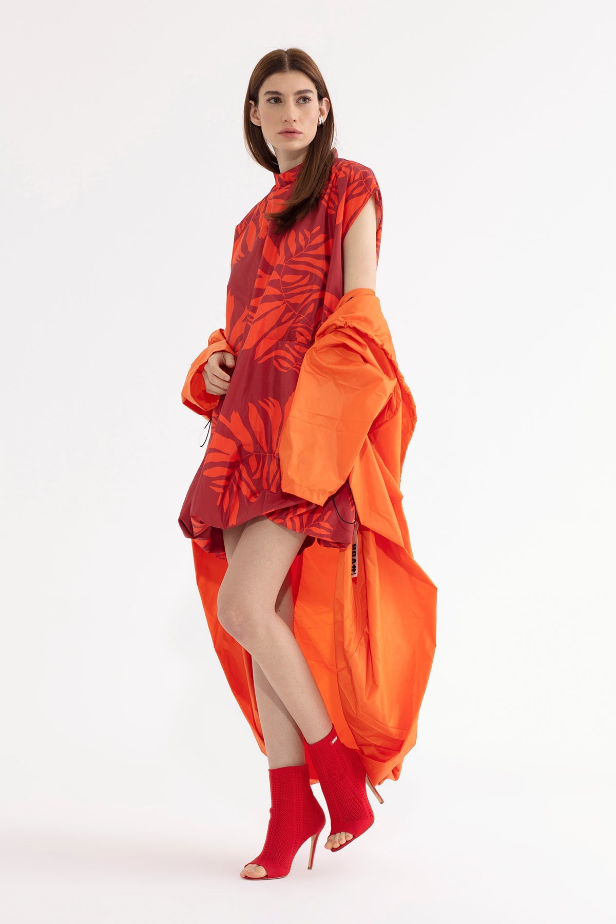 ROSSO/ORANGE DRESS 13164