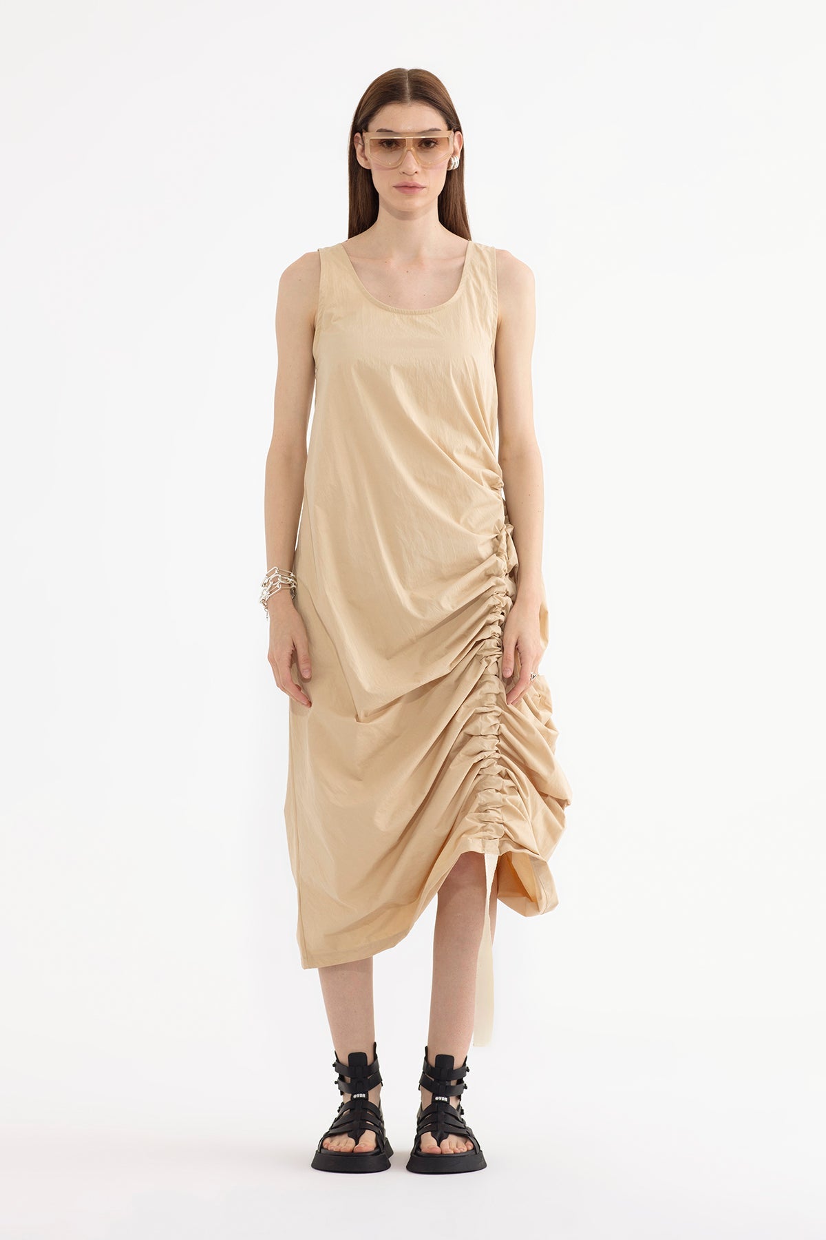 BEIGE DRESS 13248