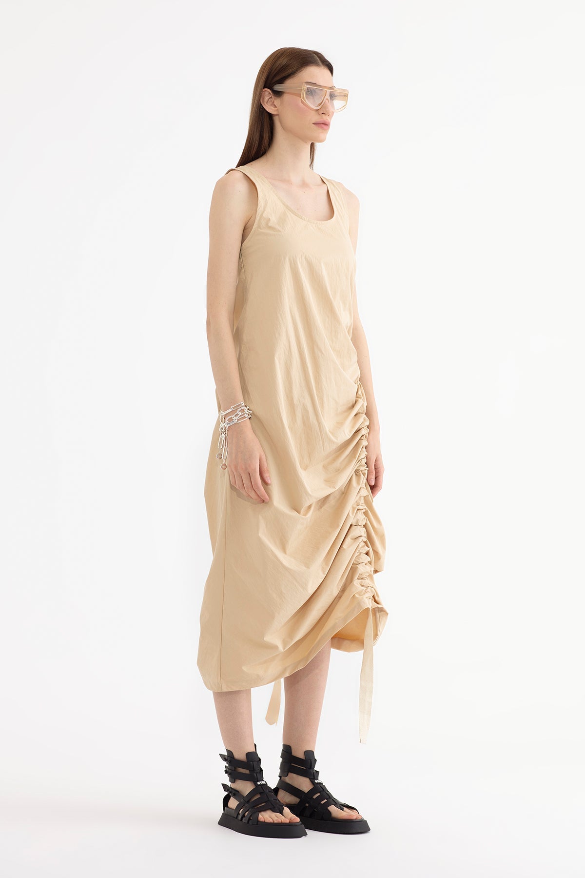 BEIGE DRESS 13248