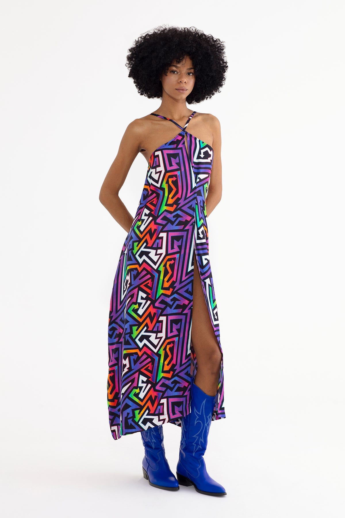 MULTI COLOR DRESS 13371