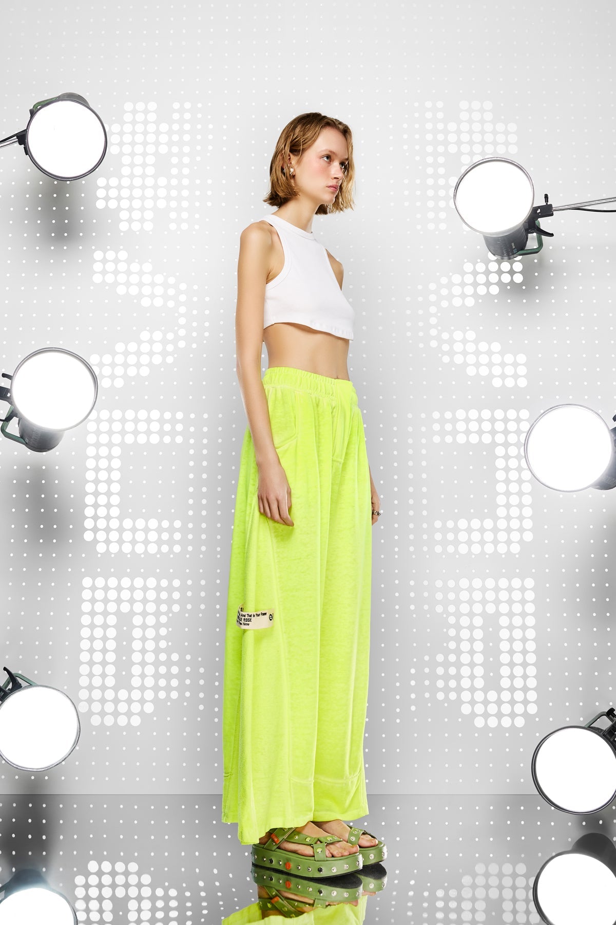 GIALLO/NEON PANTS 15155