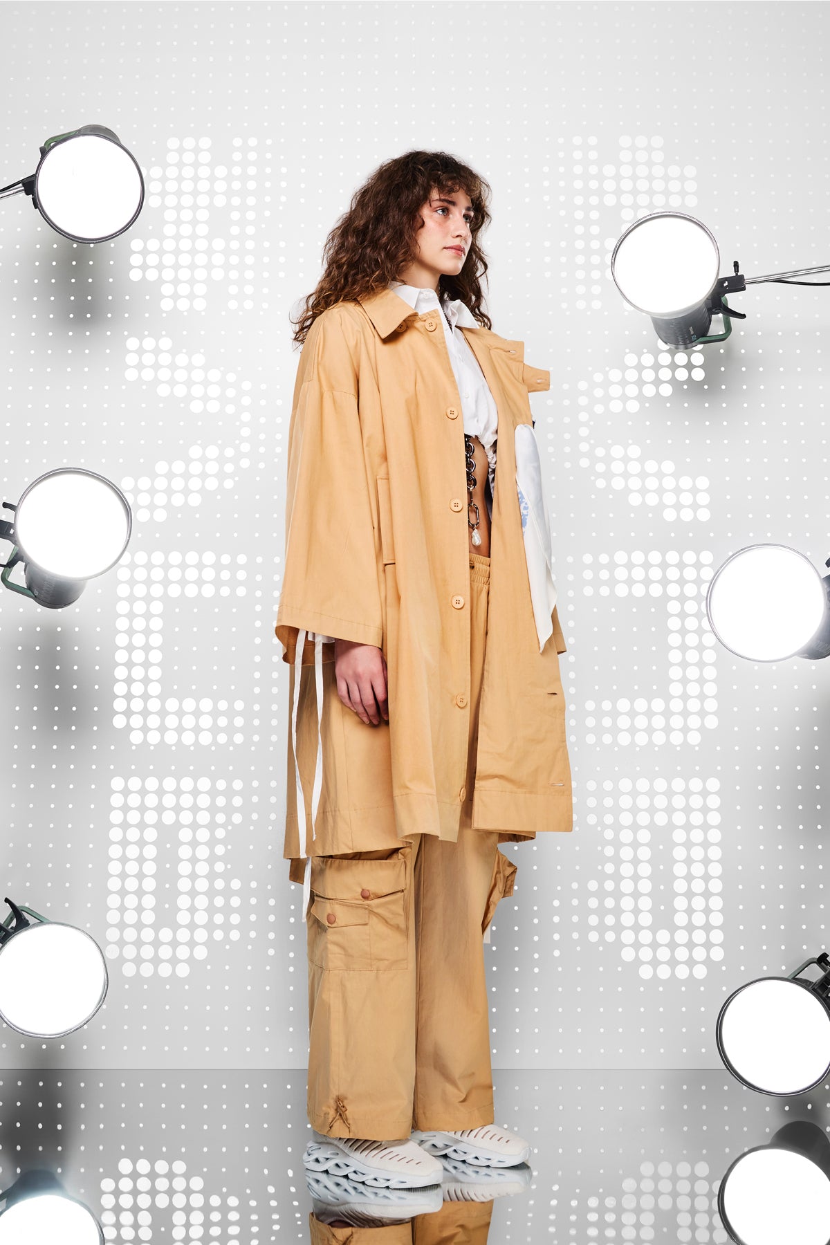 CAPPUCCINO TRENCH COAT 15224