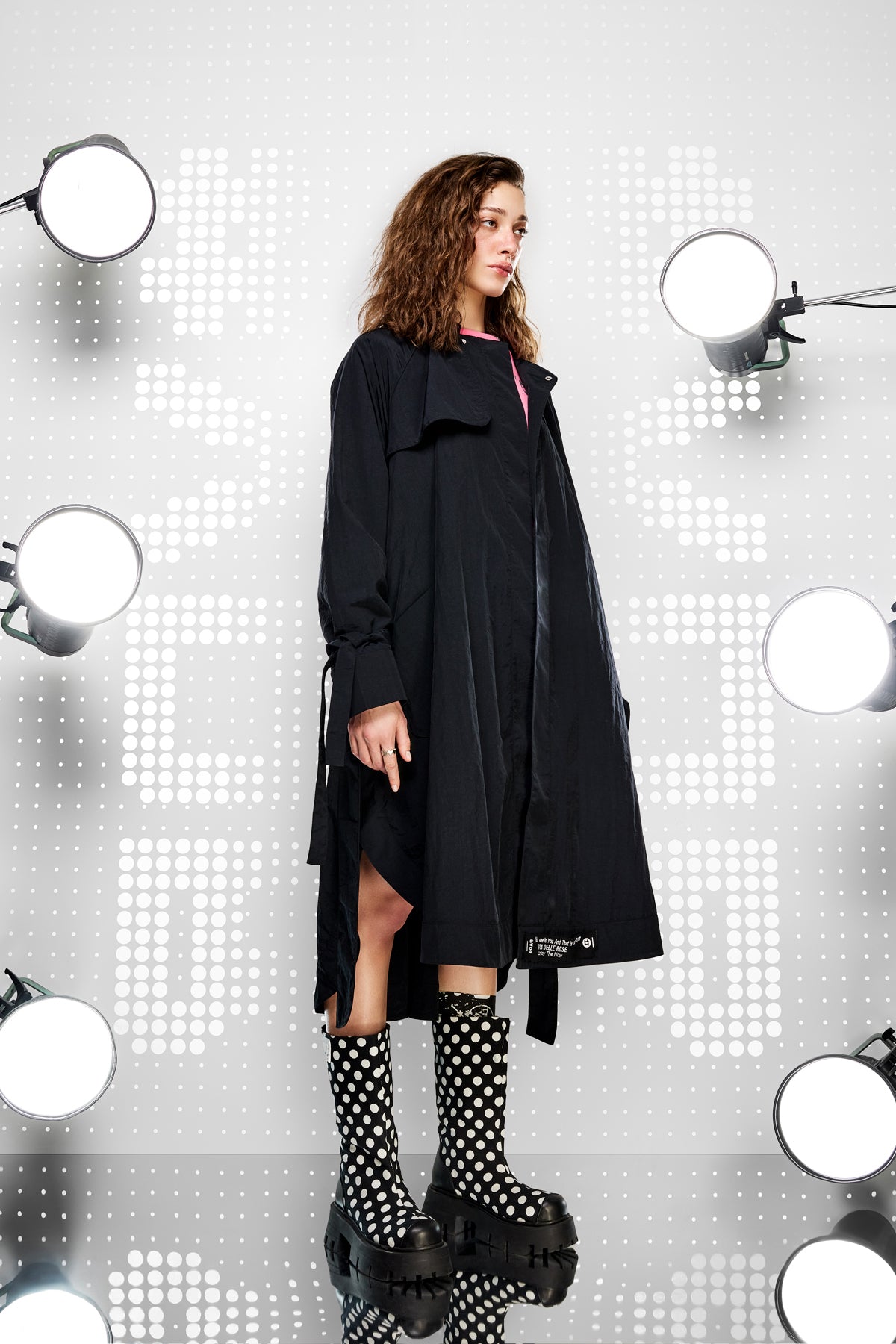 NERO TRENCH COAT 15265