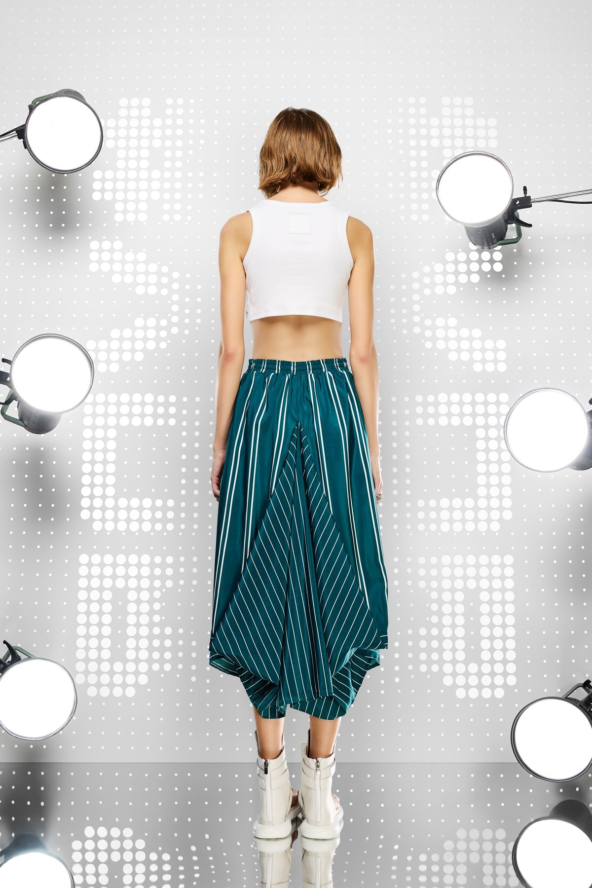 VERDONE/BIANCO SKIRT 15323