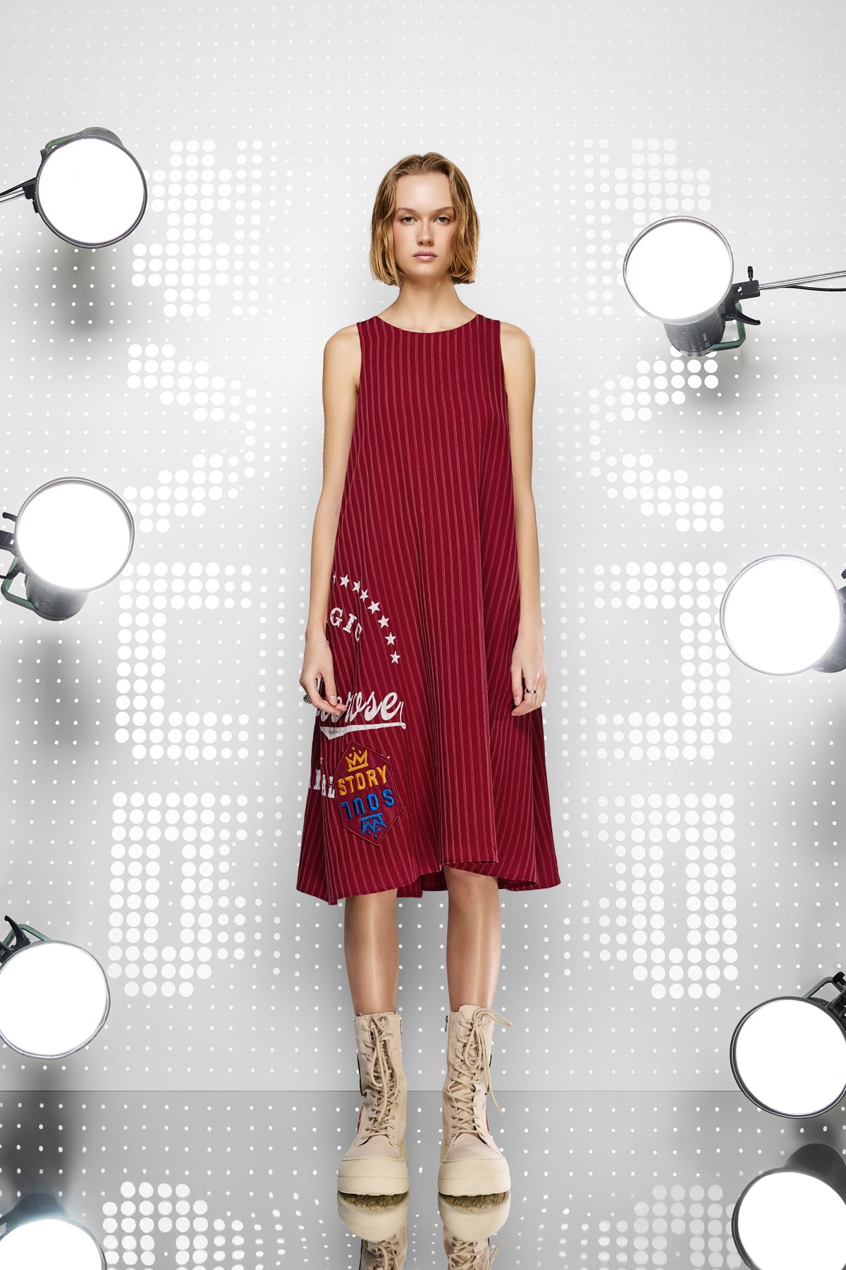 BORDO DRESS 15349