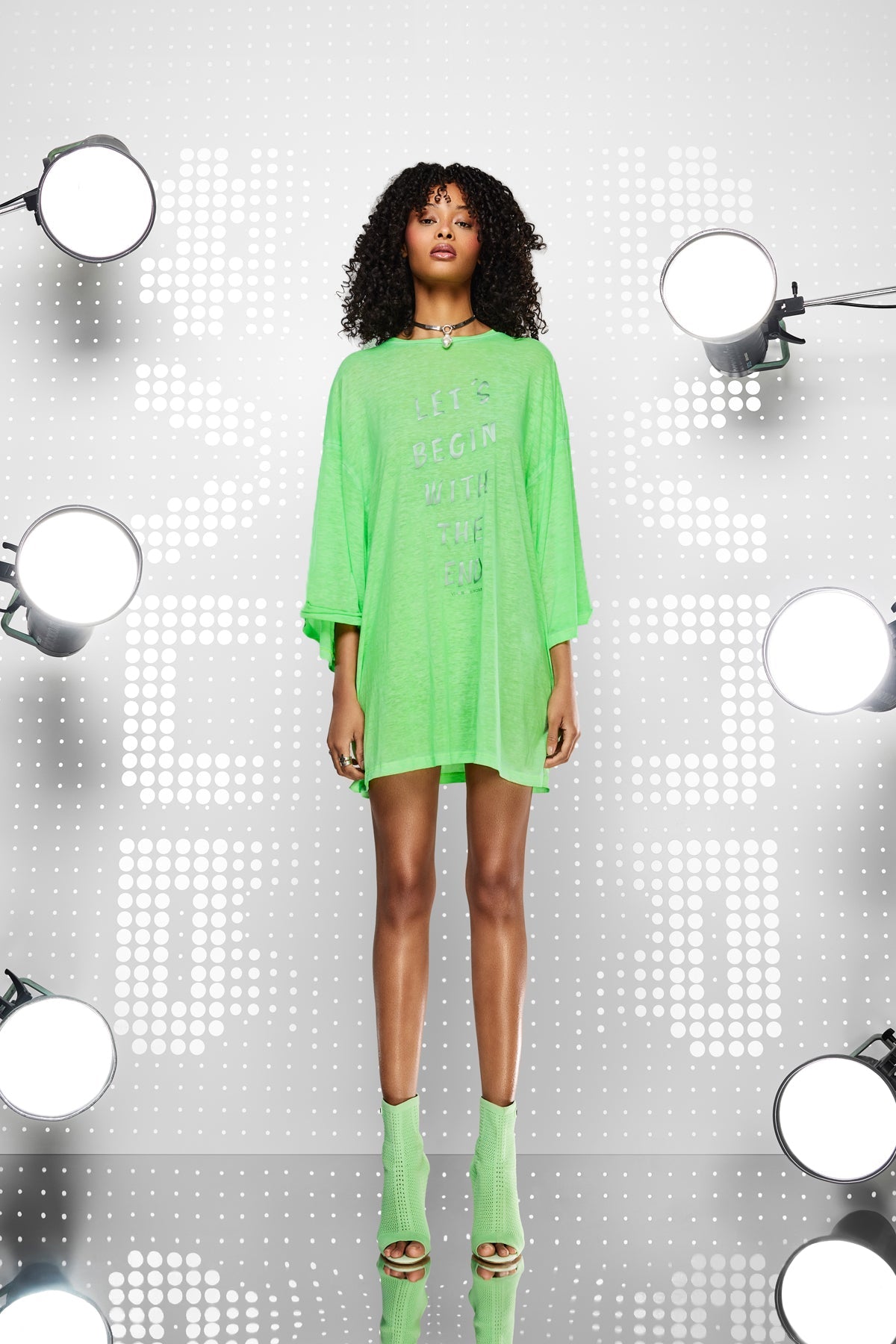 VERDE/NEON TUNIC 15391