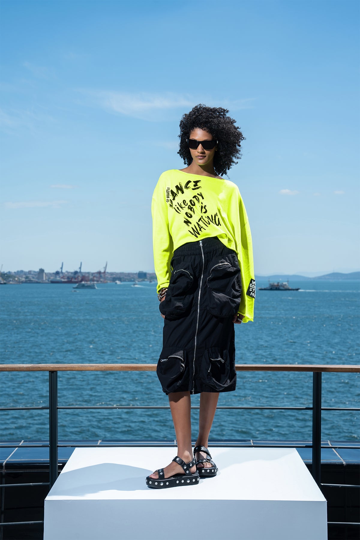 GIALLO/NEON PULLOVER 15426