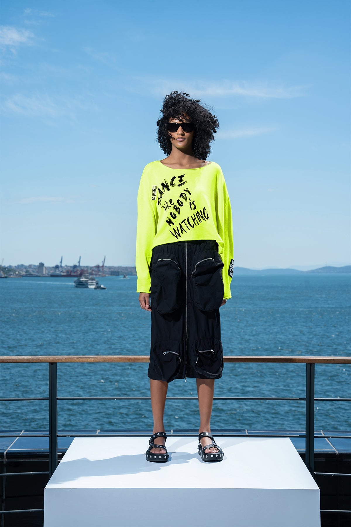 GIALLO/NEON PULLOVER 15426