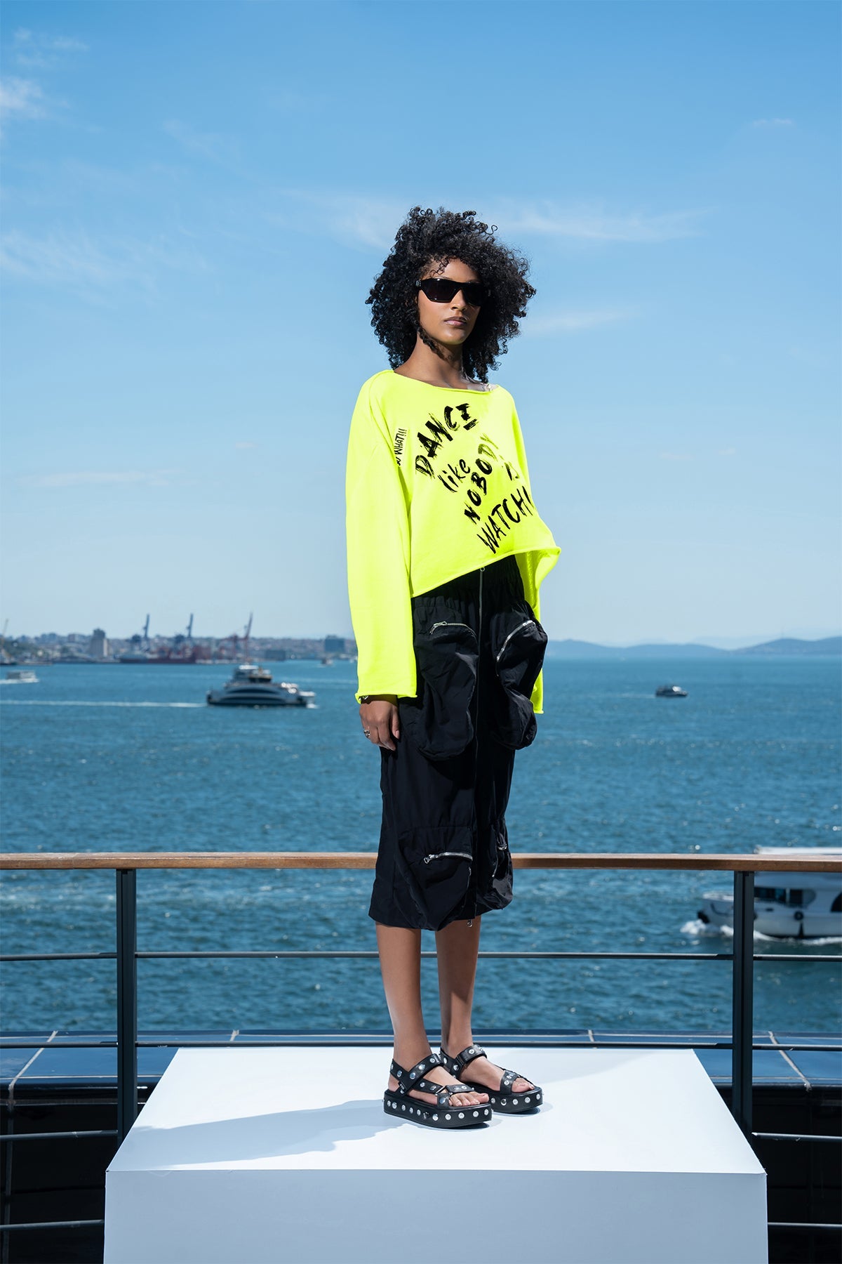 GIALLO/NEON PULLOVER 15426