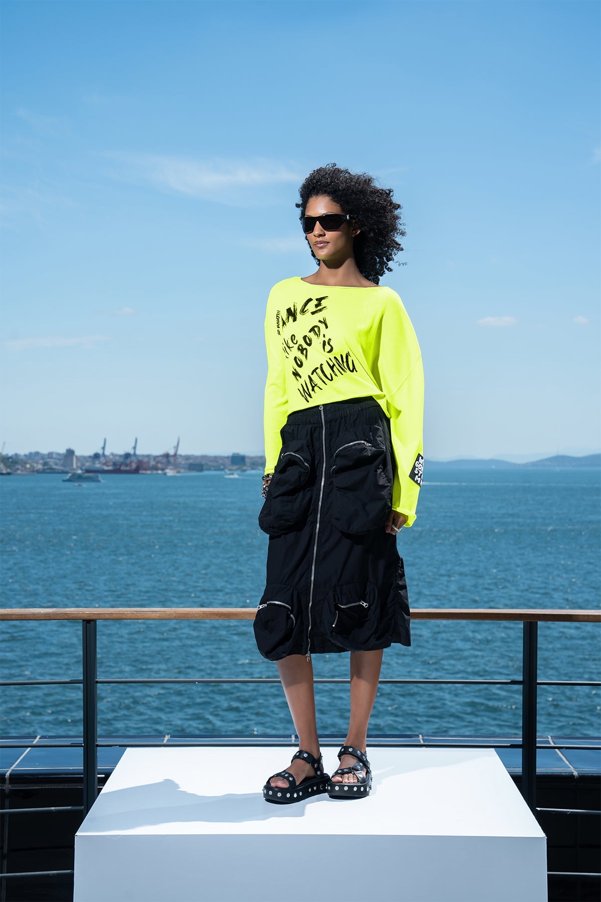 GIALLO/NEON PULLOVER 15426