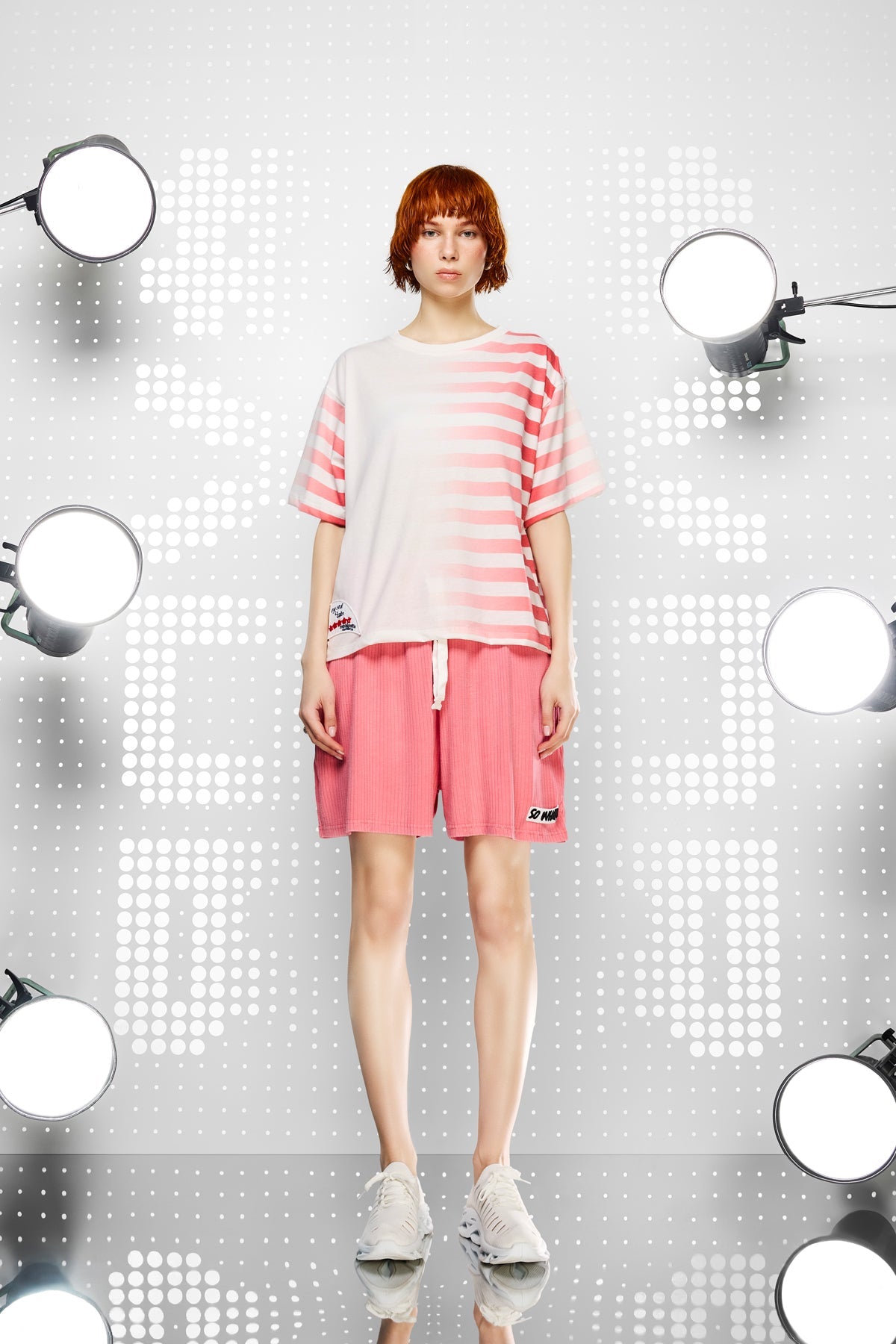 ROSSO/OFF WHITE T-SHIRT 15447