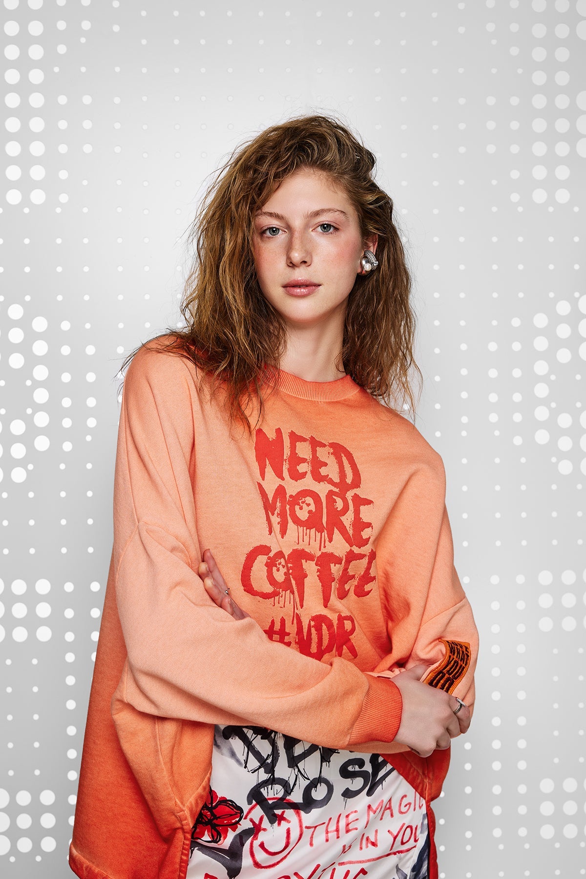 ORANGE SW-SHIRT 15448