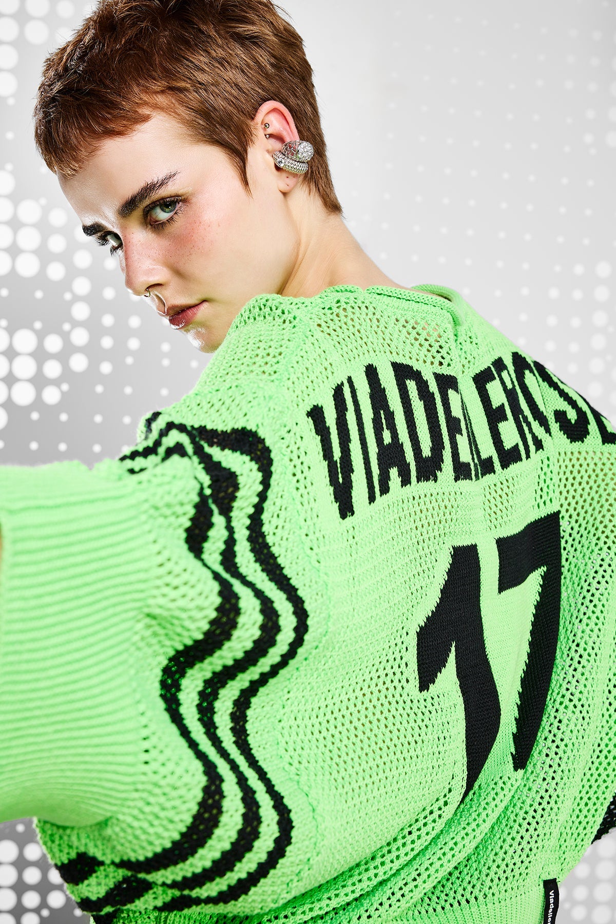 VERDE/NEON PULLOVER 15457