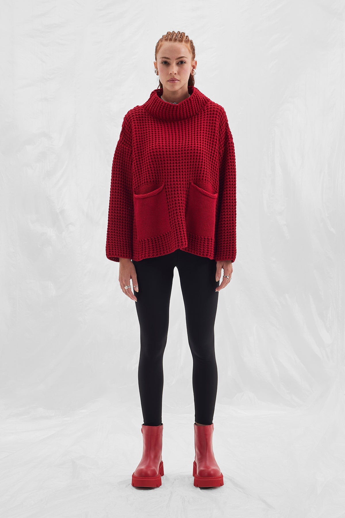 ROSSO PULLOVER 14039