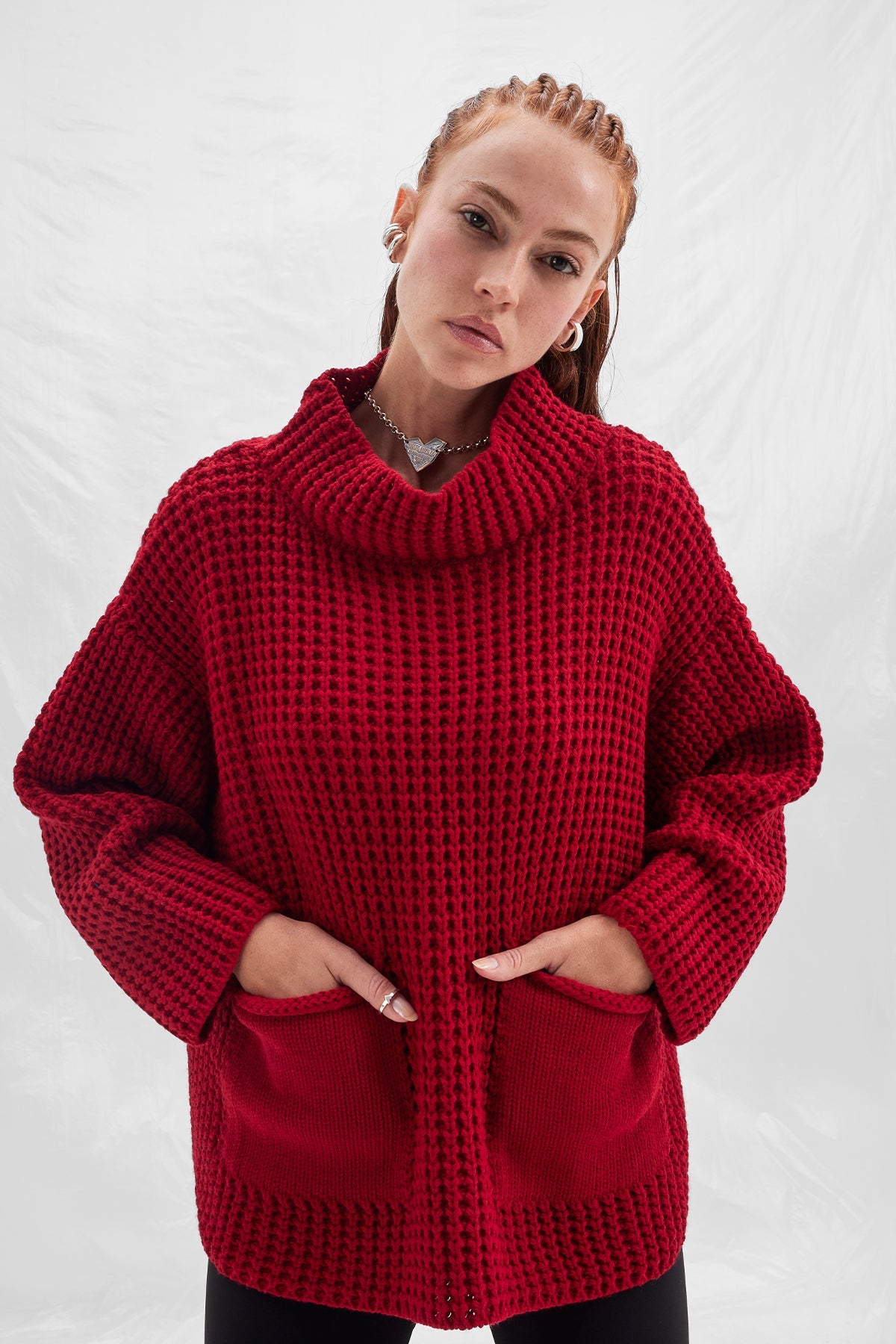 ROSSO PULLOVER 14039