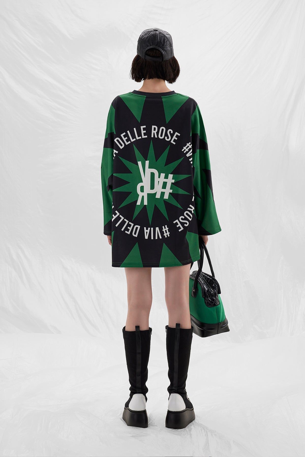 NERO/VERDE L/S T-SHIRT 14290