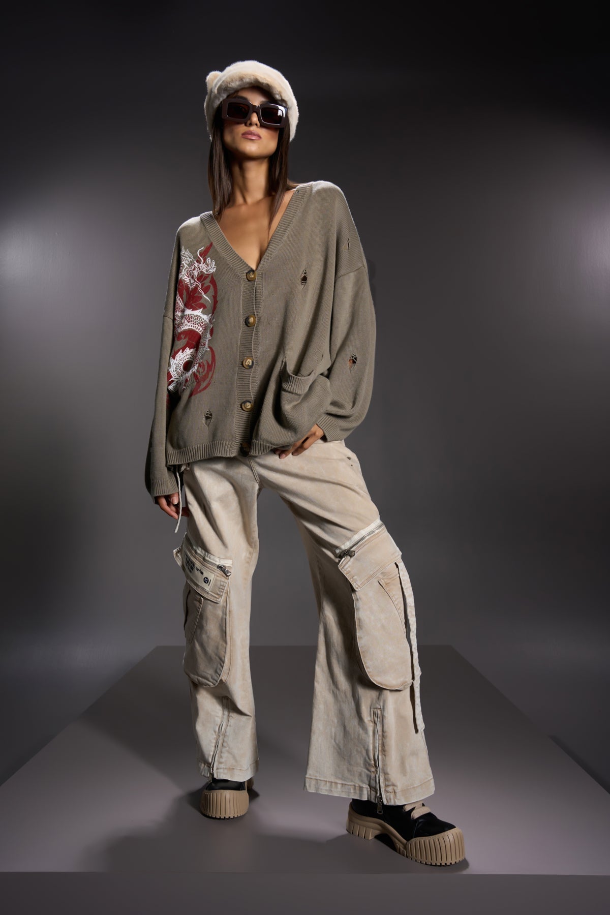 BEIGE PANTS 16001