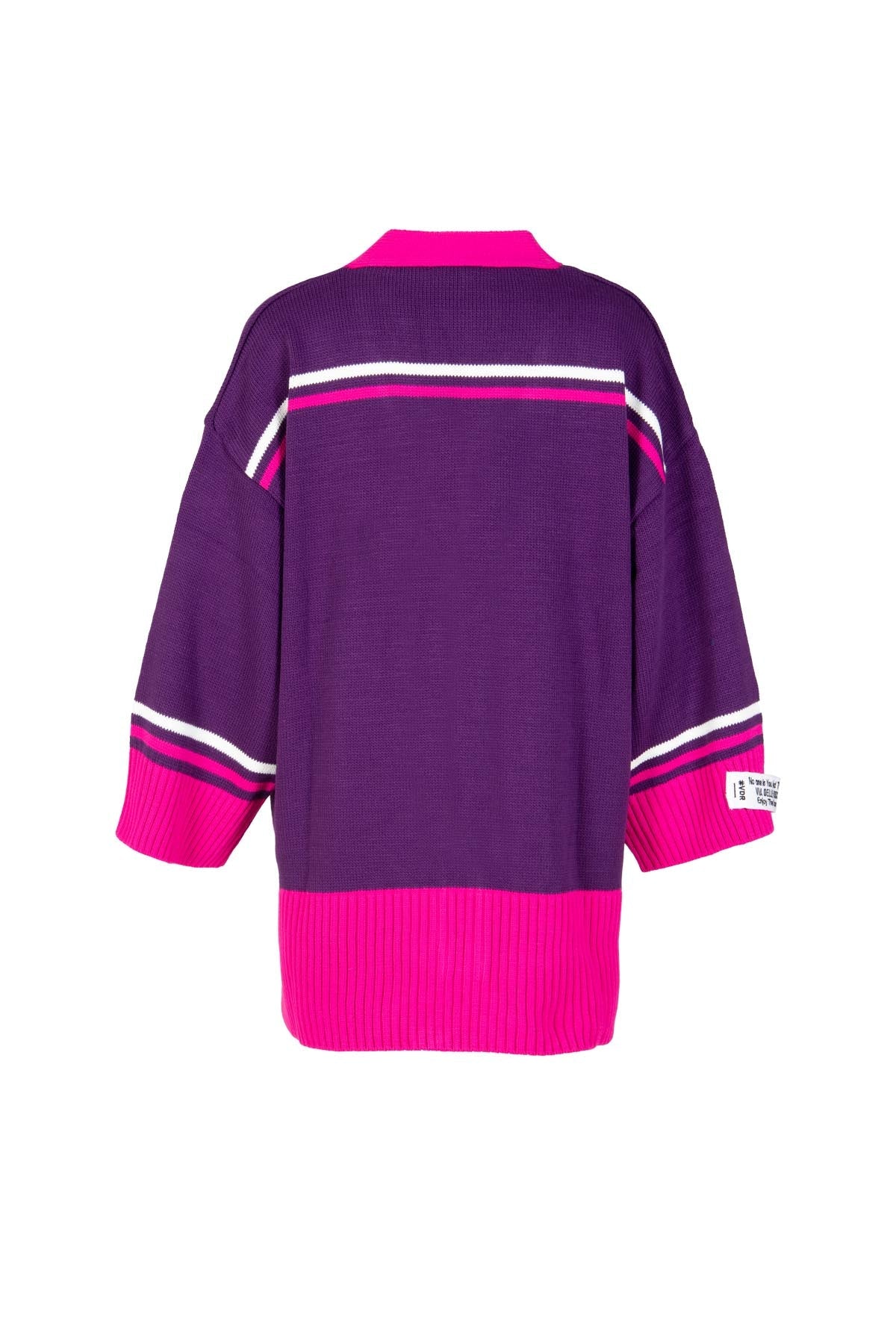 VIOLA/PINK CARDIGAN 16029